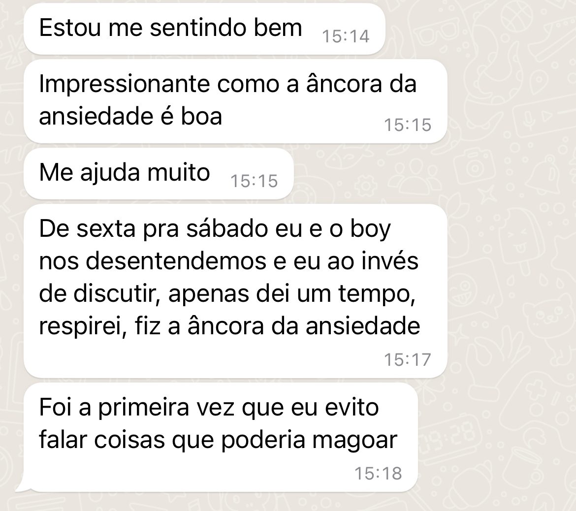 depoimento hipnoterapia ansiedade
