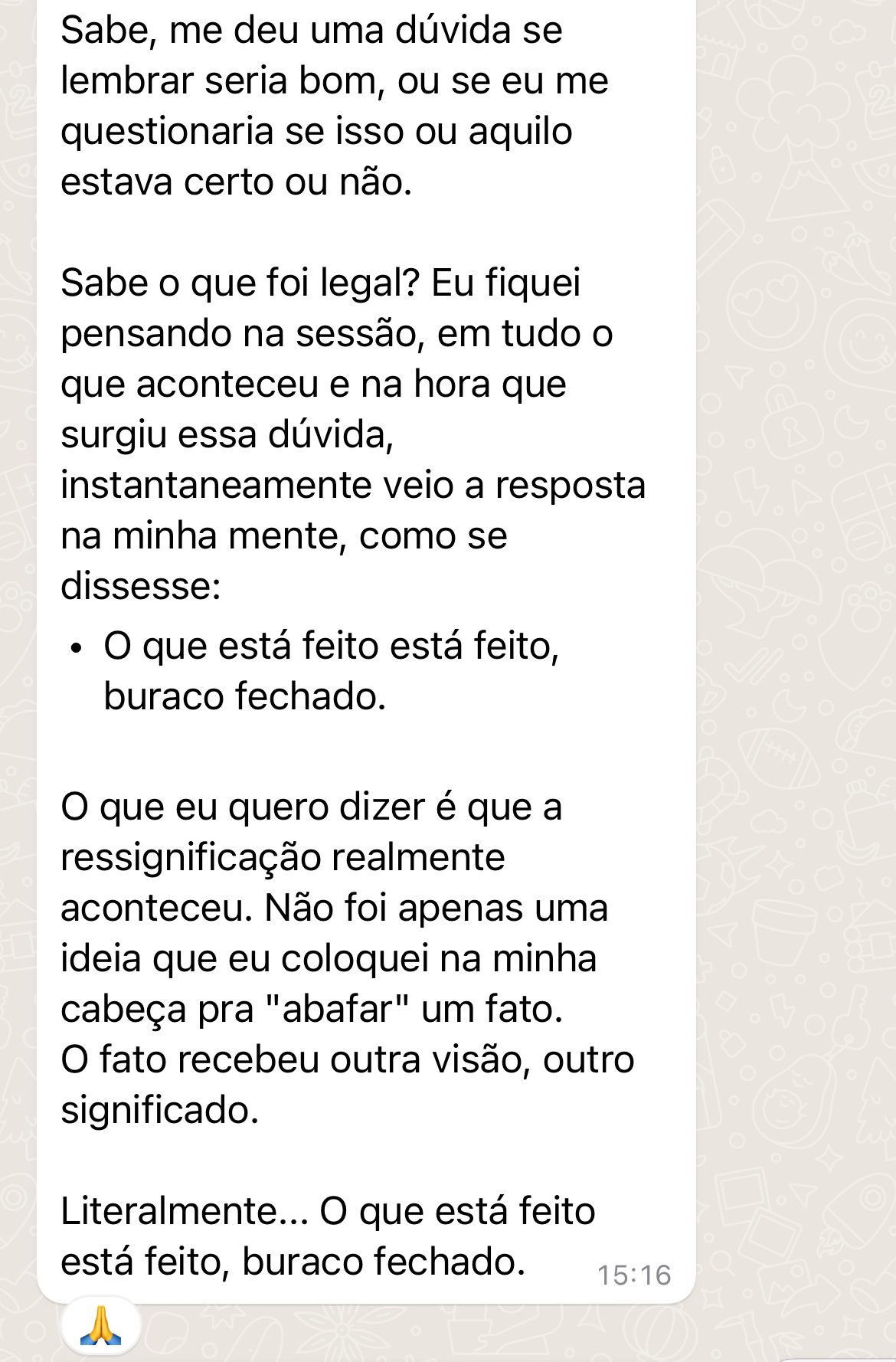 depoimento hipnoterapia